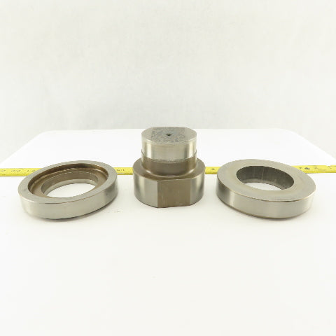 3.000 + Tol Round Hole Die CNC Turret Punch Shank 4.125 Lot Of 2