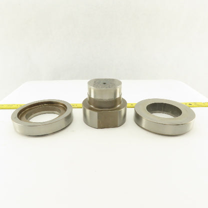 3.000 + Tol Round Hole Die CNC Turret Punch Shank 4.125 Lot Of 2