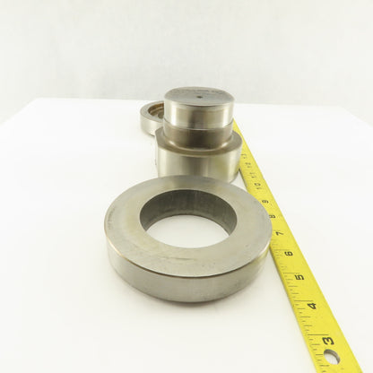 3.000 + Tol Round Hole Die CNC Turret Punch Shank 4.125 Lot Of 2