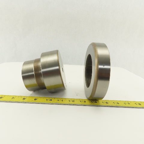 Mate 3.125 + .012 Round Hole Die CNC Turret Punch Shank 4.125 Lot Of 2