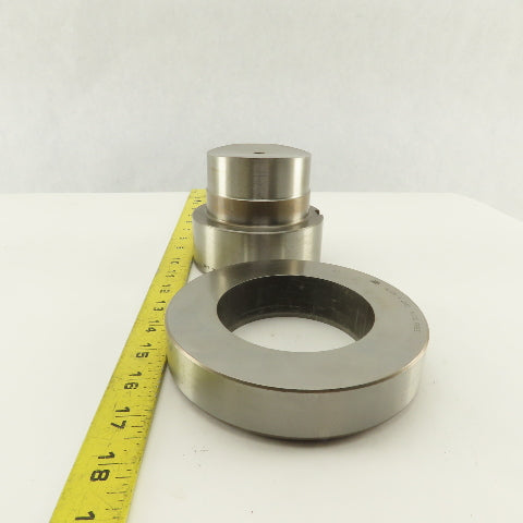 Mate 3.125 + .012 Round Hole Die CNC Turret Punch Shank 4.125 Lot Of 2