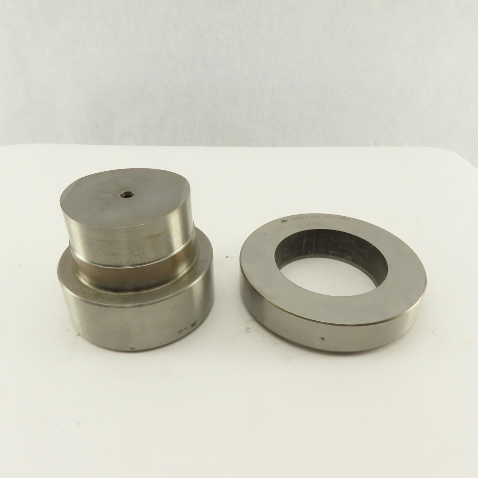 Mate 3.125 + .012 Round Hole Die CNC Turret Punch Shank 4.125 Lot Of 2