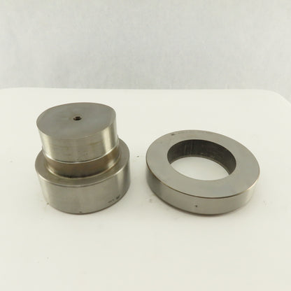 Mate 3.125 + .012 Round Hole Die CNC Turret Punch Shank 4.125 Lot Of 2
