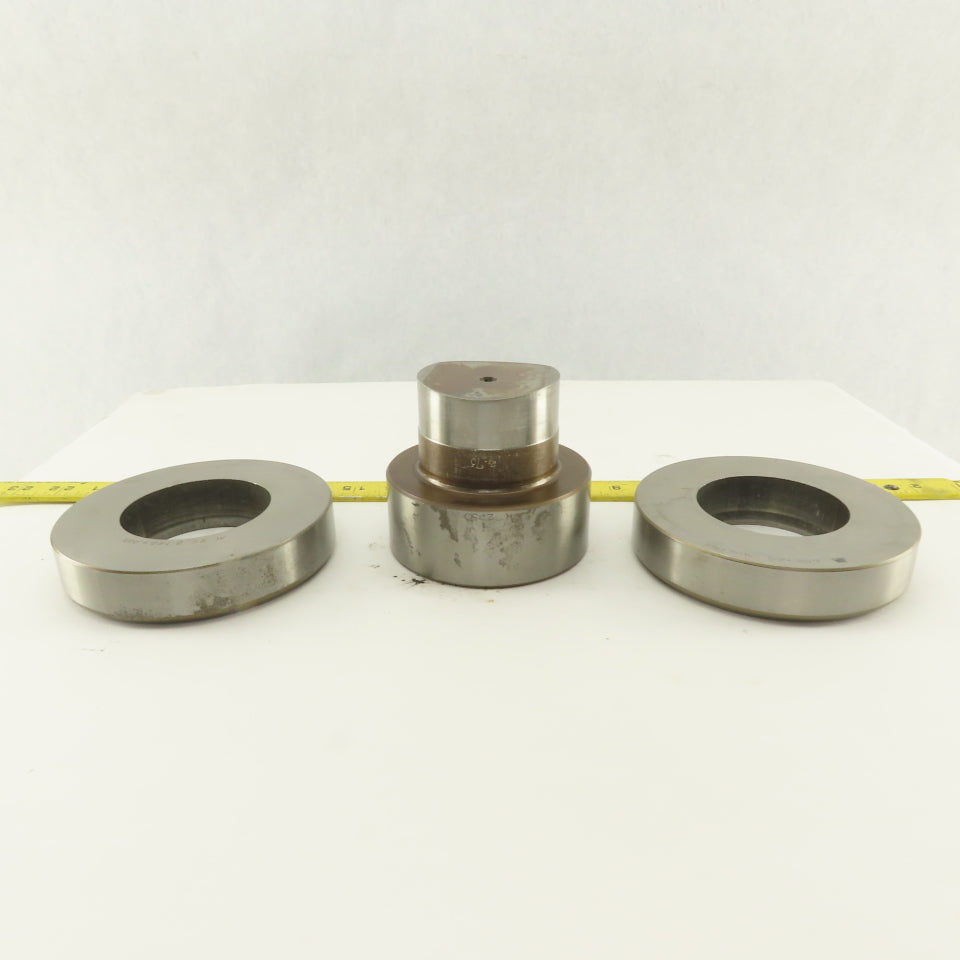 2.750 + Tol Round Hole Die CNC Turret Punch Shank 4.125 Lot Of 3