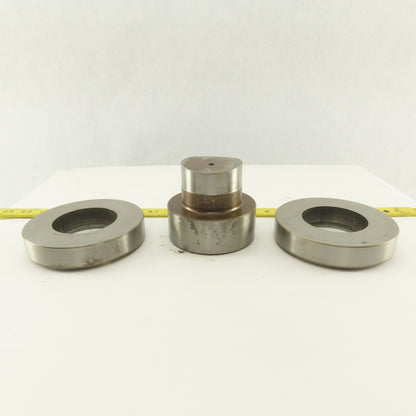 2.750 + Tol Round Hole Die CNC Turret Punch Shank 4.125 Lot Of 3