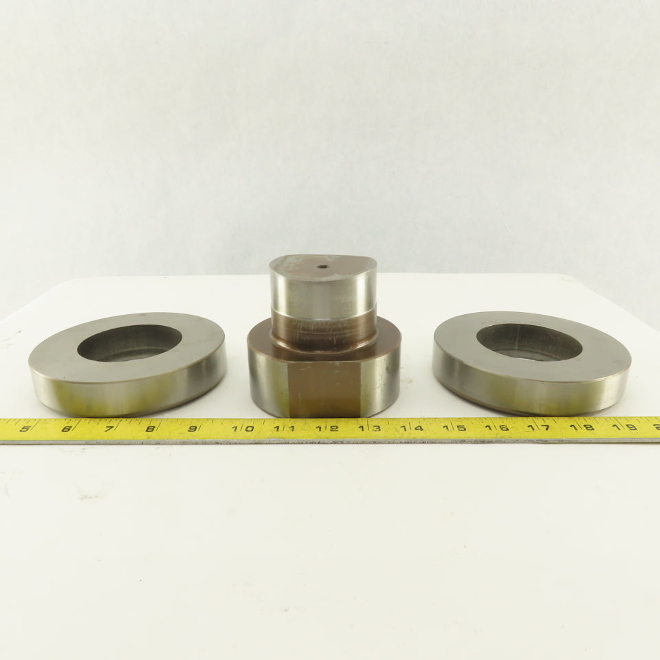 2.750 + Tol Round Hole Die CNC Turret Punch Shank 4.125 Lot Of 3