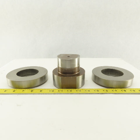 2.750 + Tol Round Hole Die CNC Turret Punch Shank 4.125 Lot Of 3