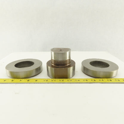 2.750 + Tol Round Hole Die CNC Turret Punch Shank 4.125 Lot Of 3