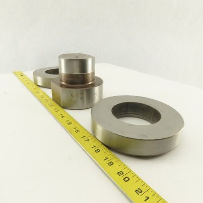 2.750 + Tol Round Hole Die CNC Turret Punch Shank 4.125 Lot Of 3