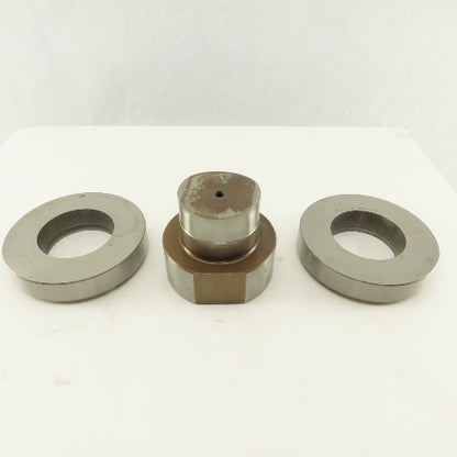 2.750 + Tol Round Hole Die CNC Turret Punch Shank 4.125 Lot Of 3