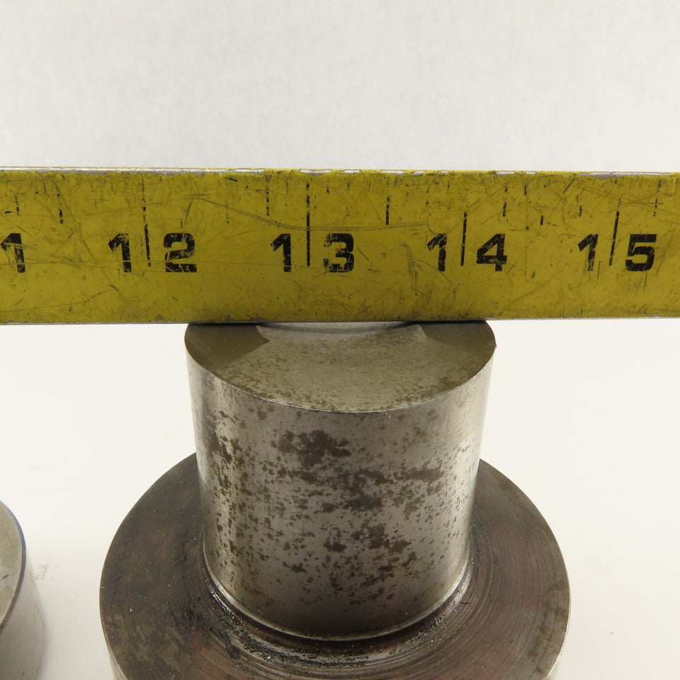 2.000 +.020 Round Hole Die CNC Turret Punch Shank 3.500 Lot Of 2