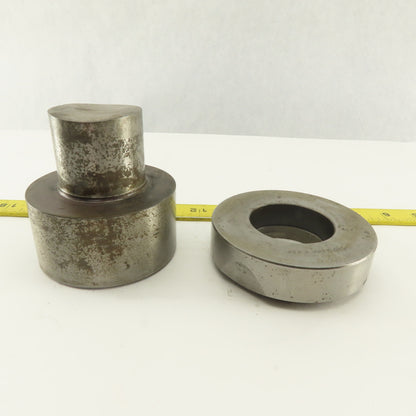 2.000 +.020 Round Hole Die CNC Turret Punch Shank 3.500 Lot Of 2