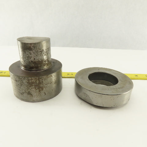 2.000 +.020 Round Hole Die CNC Turret Punch Shank 3.500 Lot Of 2