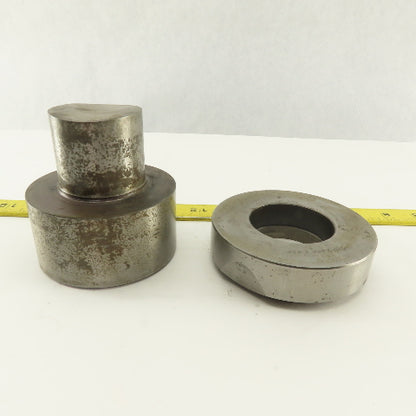 2.000 +.020 Round Hole Die CNC Turret Punch Shank 3.500 Lot Of 2
