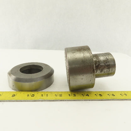 2.000 +.020 Round Hole Die CNC Turret Punch Shank 3.500 Lot Of 2