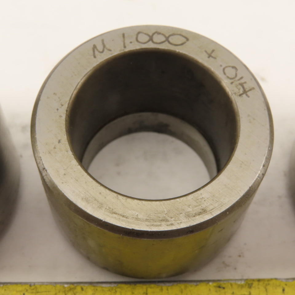 1.000 +.014 Round Hole Die CNC Turret For 1.562 Holder Lot Of 3