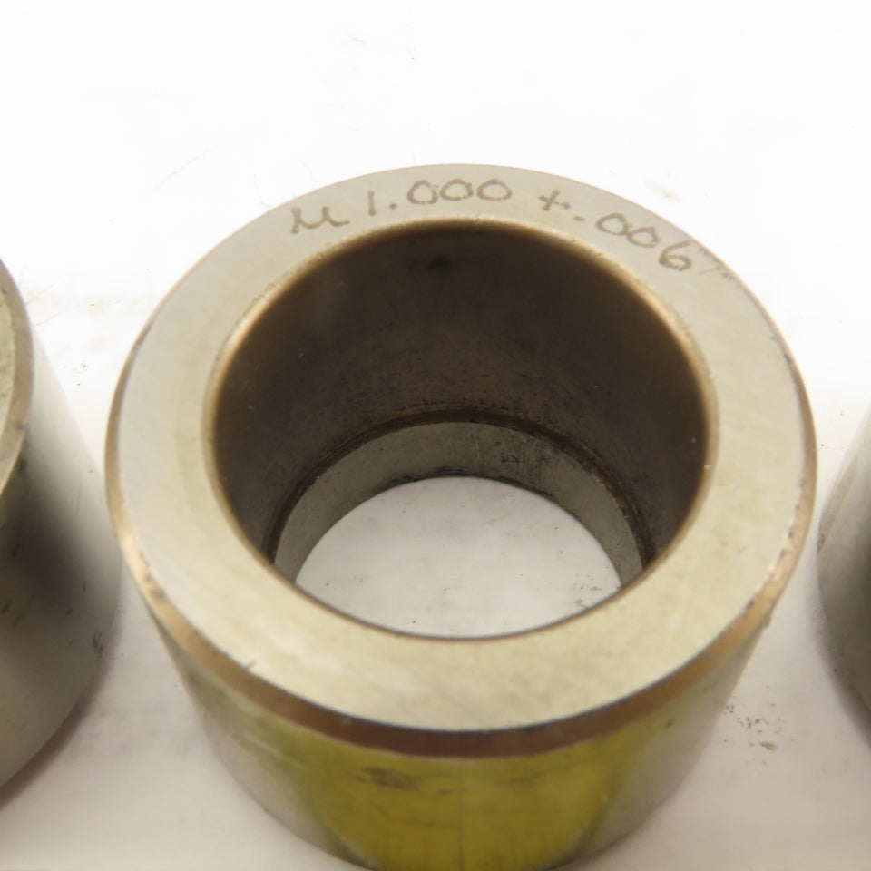 1.000 +.006 Round Hole Die CNC Turret For 1.562 Holder Lot Of 3