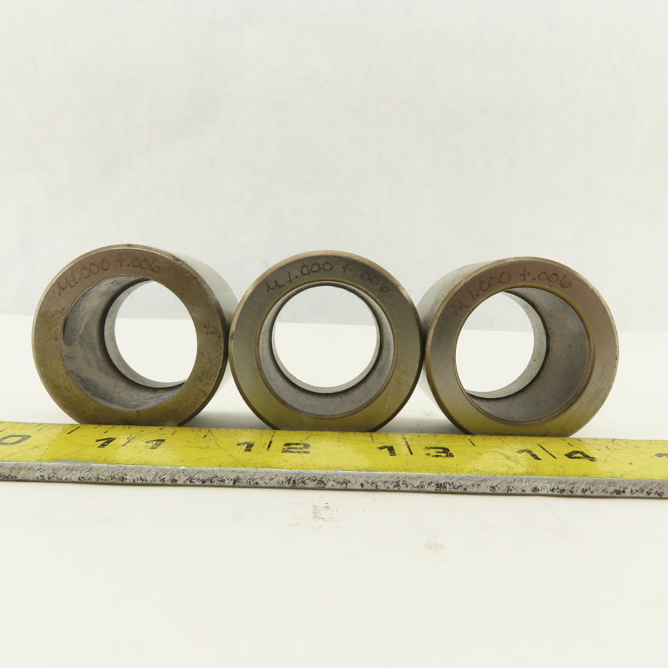 1.000 +.006 Round Hole Die CNC Turret For 1.562 Holder Lot Of 3
