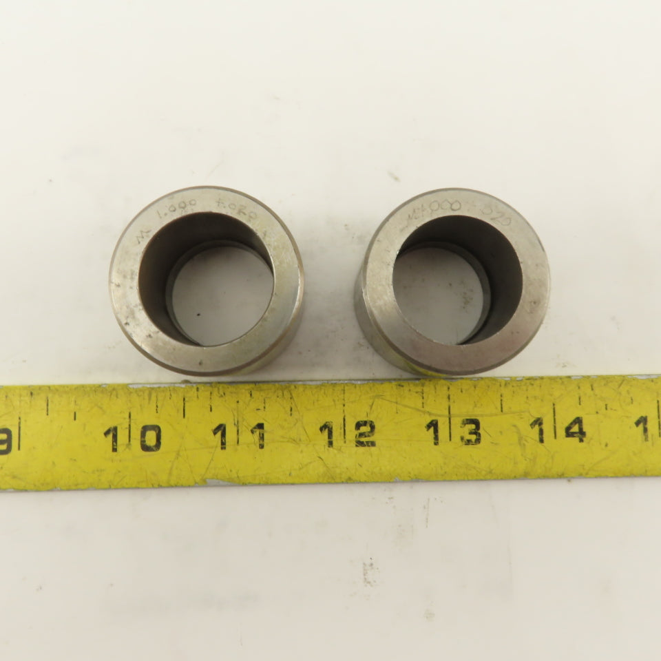 1.000 +.020 Round Hole Die CNC Turret For 1.562 Holder Lot Of 2