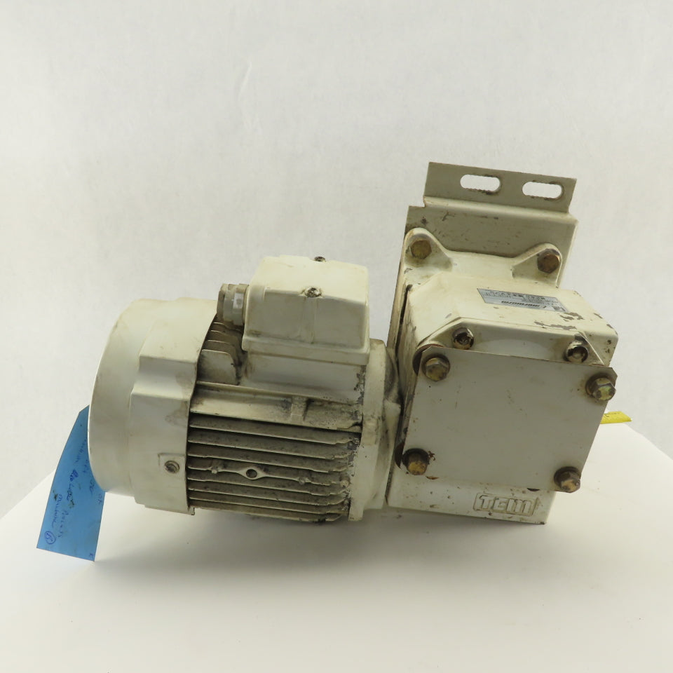 Tem CSM075N15HT 15:1 Ratio 116RPM .75kW 220V 3Ph Gear Motor