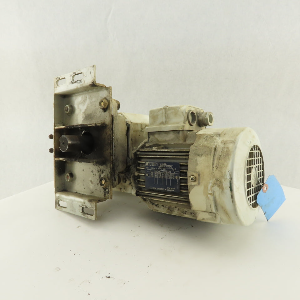 Tem CSM075N15HT 15:1 Ratio 116RPM .75kW 220V 3Ph Gear Motor