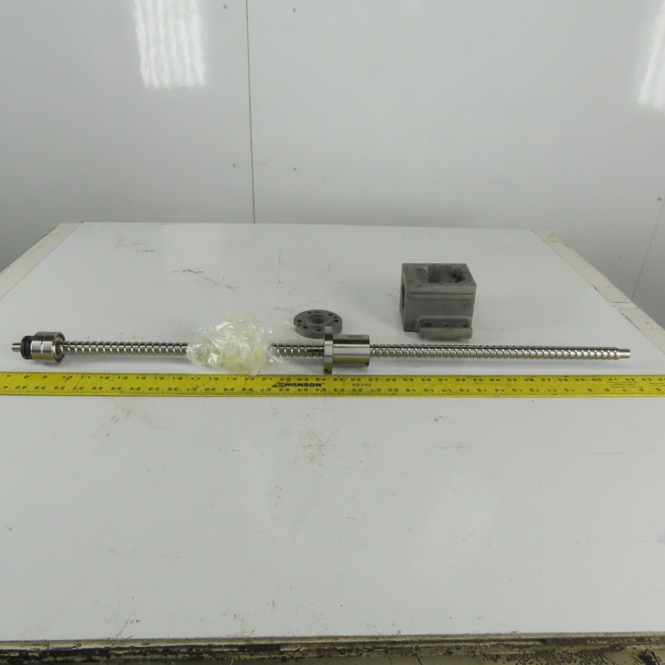 Yamazen X-Axis Ball Screw 20mm OD 10mm Lead 2 Turns Per Inch 825mm Screw Length