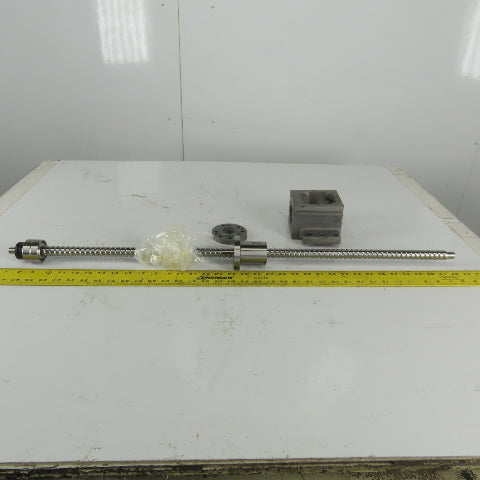 Yamazen X-Axis Ball Screw 20mm OD 10mm Lead 2 Turns Per Inch 825mm Screw Length