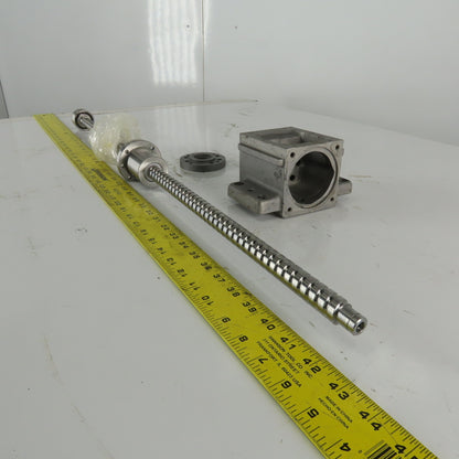 Yamazen X-Axis Ball Screw 20mm OD 10mm Lead 2 Turns Per Inch 825mm Screw Length