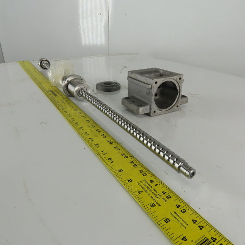 Yamazen X-Axis Ball Screw 20mm OD 10mm Lead 2 Turns Per Inch 825mm Screw Length