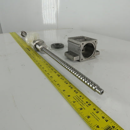 Yamazen X-Axis Ball Screw 20mm OD 10mm Lead 2 Turns Per Inch 825mm Screw Length