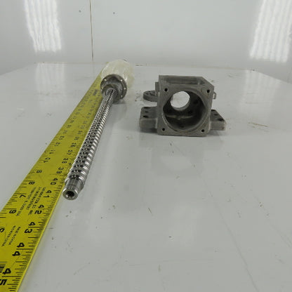 Yamazen X-Axis Ball Screw 20mm OD 10mm Lead 2 Turns Per Inch 825mm Screw Length