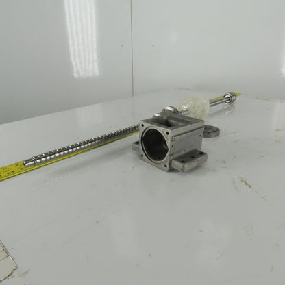 Yamazen X-Axis Ball Screw 20mm OD 10mm Lead 2 Turns Per Inch 825mm Screw Length