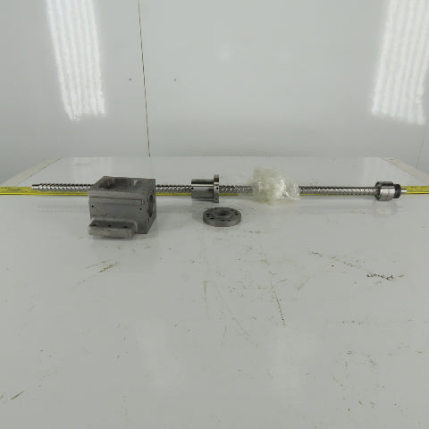 Yamazen X-Axis Ball Screw 20mm OD 10mm Lead 2 Turns Per Inch 825mm Screw Length