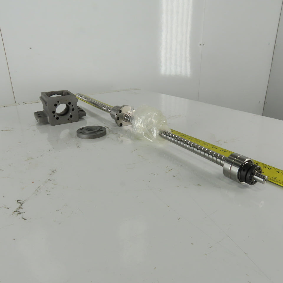 Yamazen X-Axis Ball Screw 20mm OD 10mm Lead 2 Turns Per Inch 825mm Screw Length