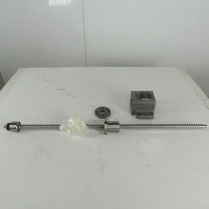 Yamazen X-Axis Ball Screw 20mm OD 10mm Lead 2 Turns Per Inch 825mm Screw Length