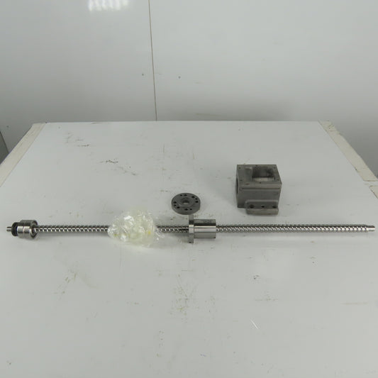 Yamazen X-Axis Ball Screw 20mm OD 10mm Lead 2 Turns Per Inch 825mm Screw Length