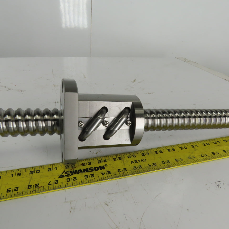 Okuma MCV 4020 X-Axis Ball Screw 40mm OD 12mm Lead 2 Turns Per Inch 965mm OAL