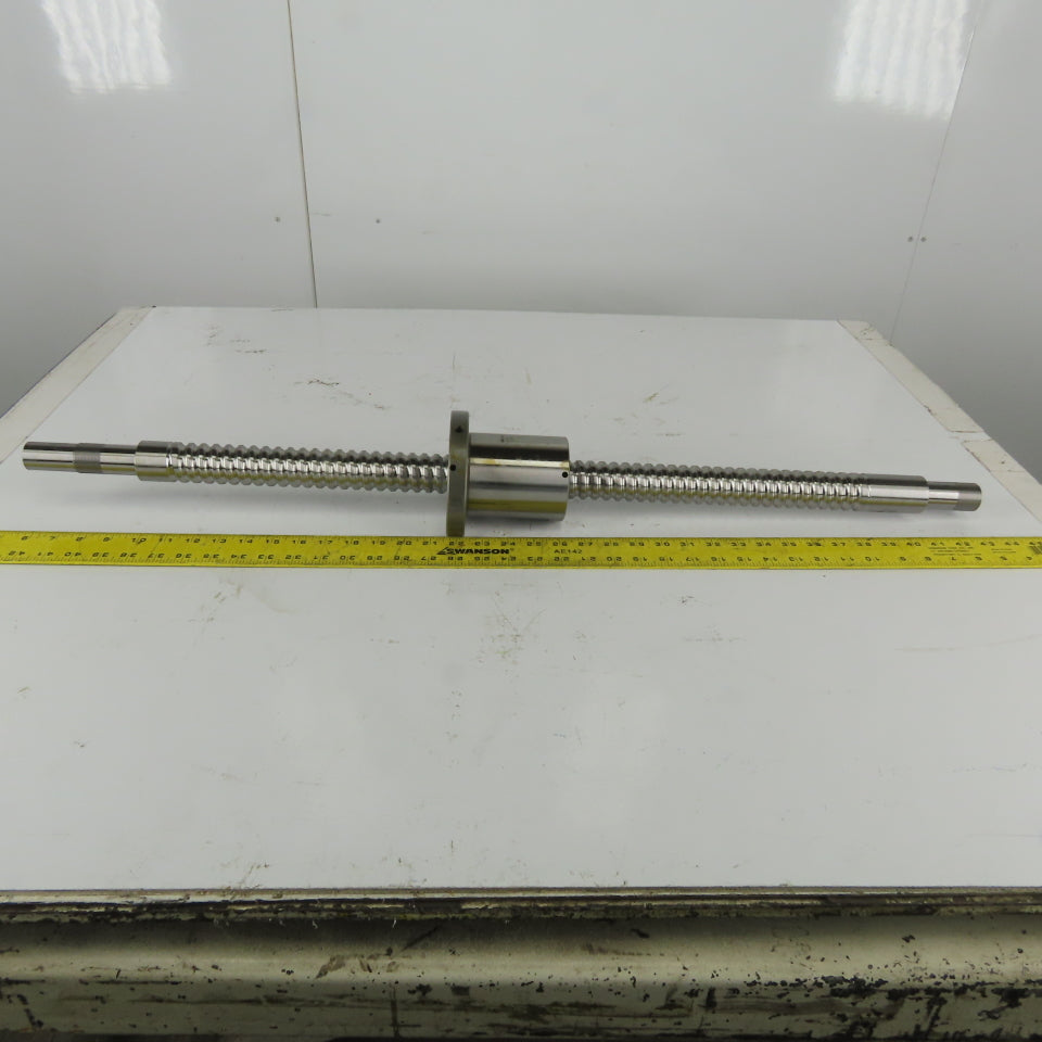 Okuma MCV 4020 X-Axis Ball Screw 40mm OD 12mm Lead 2 Turns Per Inch 965mm OAL