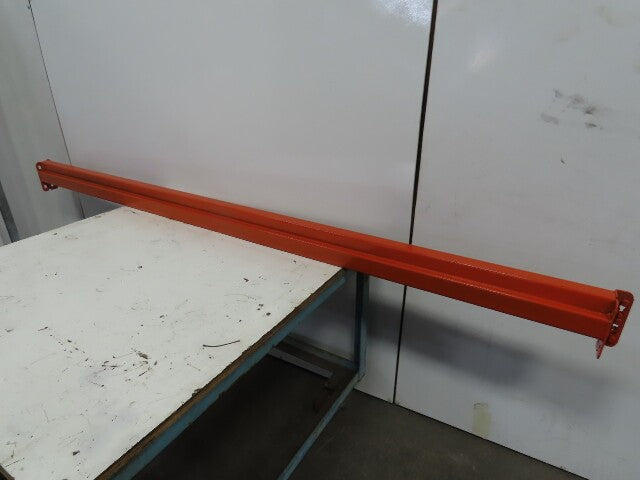 108" x 4-1/2" x 1-5/8" 45E Shaved Pin Pallet Racking Beam Shelf 5,350 lbs Lot/1 NEW