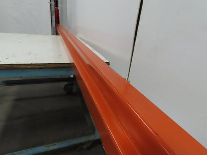 108" x 4-1/2" x 1-5/8" 45E Shaved Pin Pallet Racking Beam Shelf 5,350 lbs Lot/1 NEW