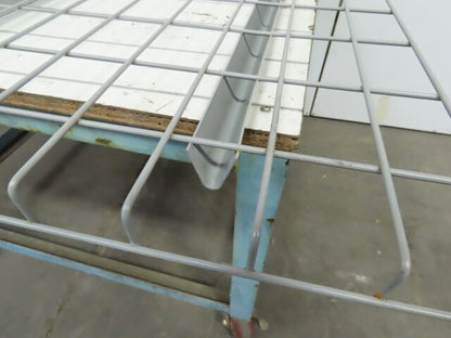 48" x 46" Double Waterfall Wire Decks Pallet Racking Shelf 2,500 lbs Cap NEW