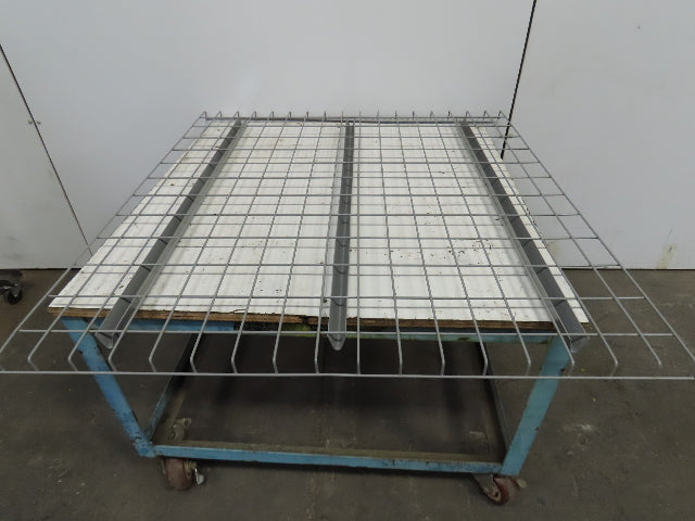48" x 46" Double Waterfall Wire Decks Pallet Racking Shelf 2,500 lbs Cap NEW