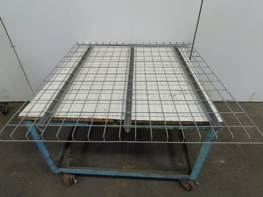 48" x 46" Double Waterfall Wire Decks Pallet Racking Shelf 2,500 lbs Cap NEW
