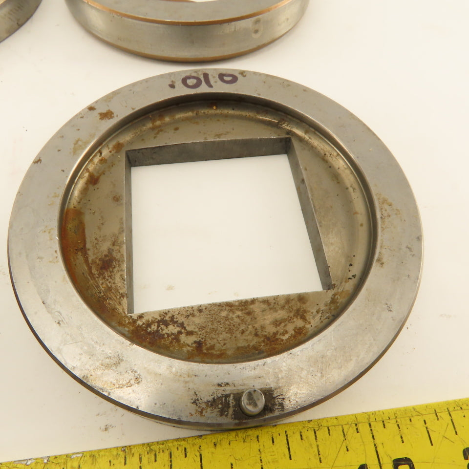 2.000 + Tol Square Hole Die CNC Turret Punch Shank 2.750 Lot Of 6