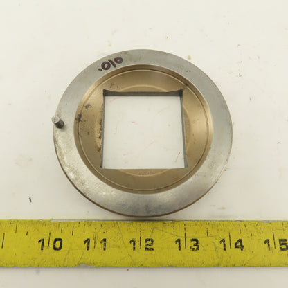 2.000 +.010 Square Hole Die CNC Turret Punch For 4.250 Holder