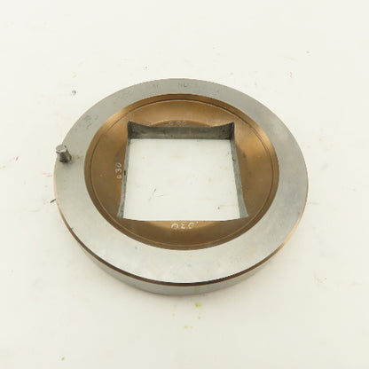 2.000 +.030 Square Hole Die CNC Turret Punch For 4.250 Holder
