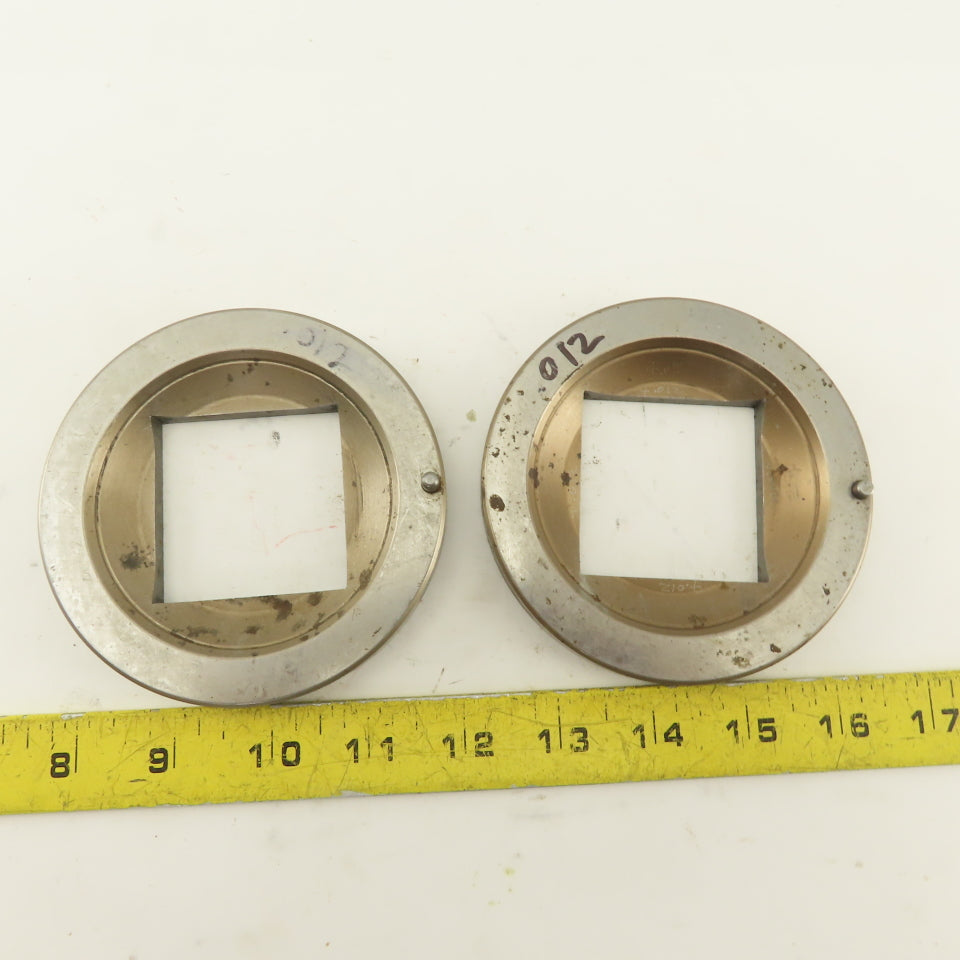 2.000 +.012 Square Hole Die CNC Turret Punch For 4.250 Holder