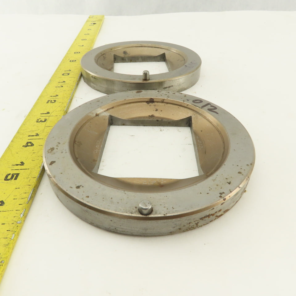 2.000 +.012 Square Hole Die CNC Turret Punch For 4.250 Holder