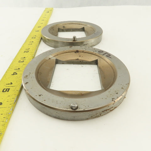 2.000 +.012 Square Hole Die CNC Turret Punch For 4.250 Holder