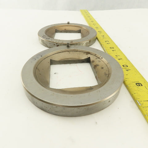 2.000 +.012 Square Hole Die CNC Turret Punch For 4.250 Holder